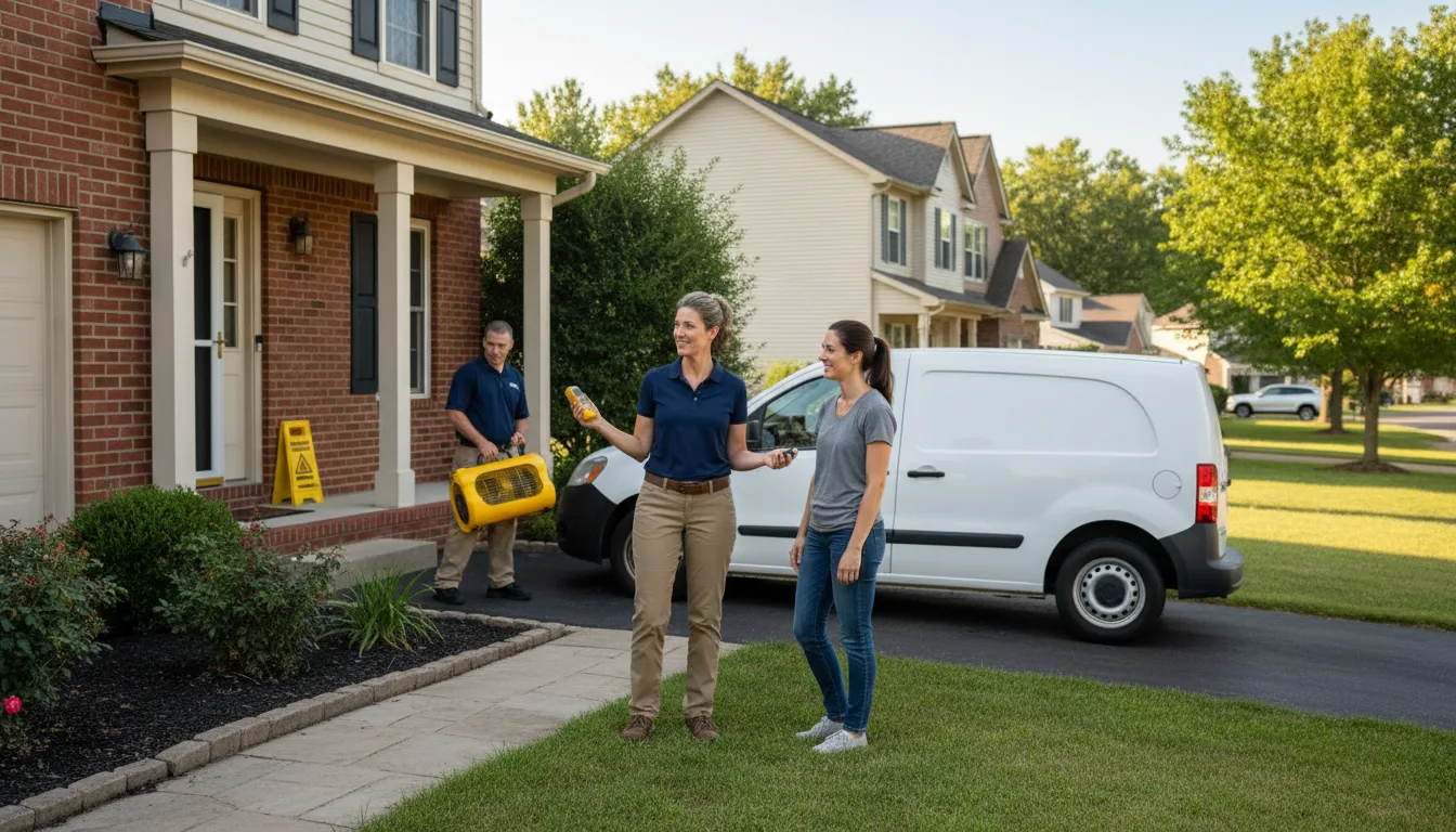 Water restoration image for Water Damage & Restoration Services in Wren, OH